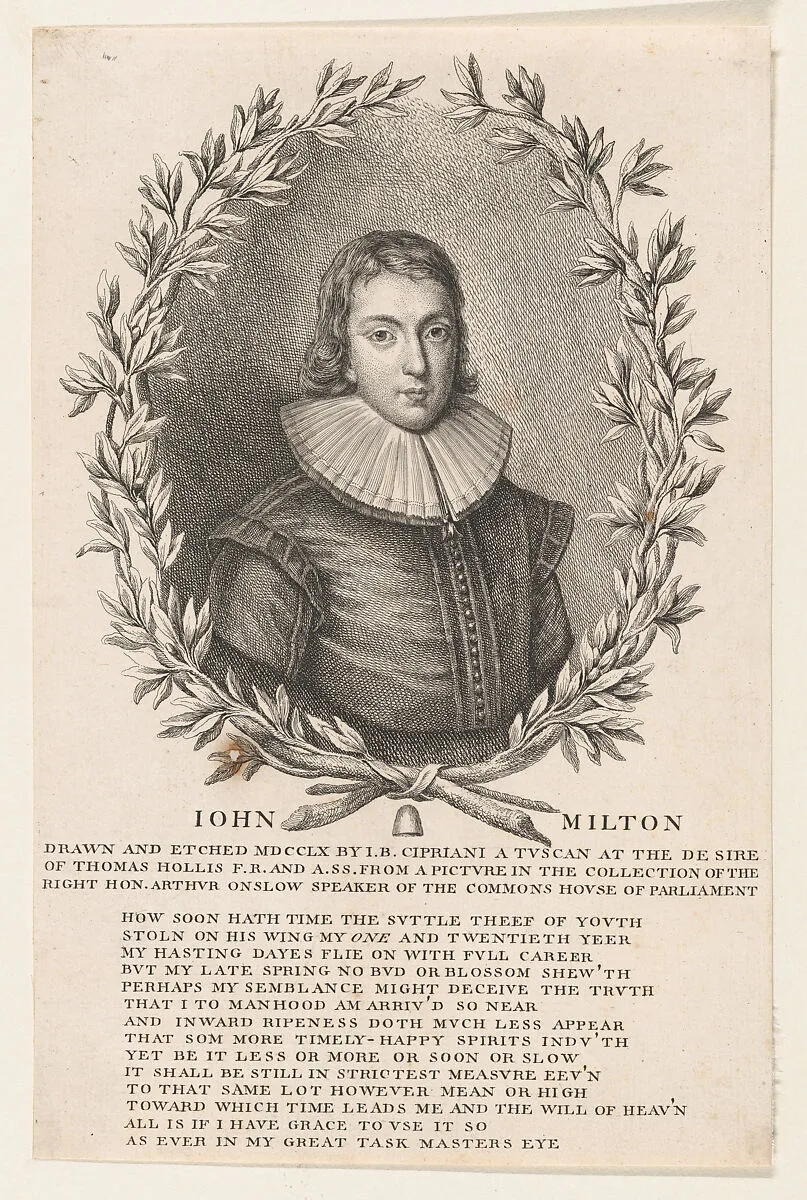 John Milton — John Toland|John Milton|Giovanni Battista Cipriani|Thomas Hollis