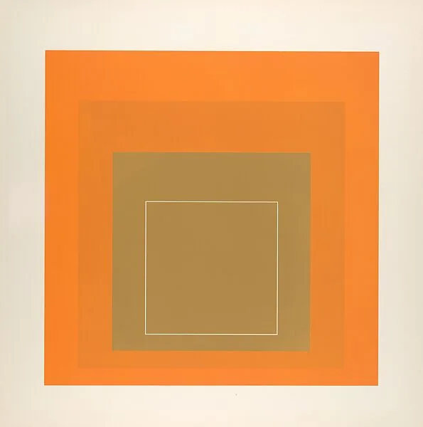 Proof for White Line Square series — Josef Albers|Gemini G.E.L.|Kenneth E. Tyler