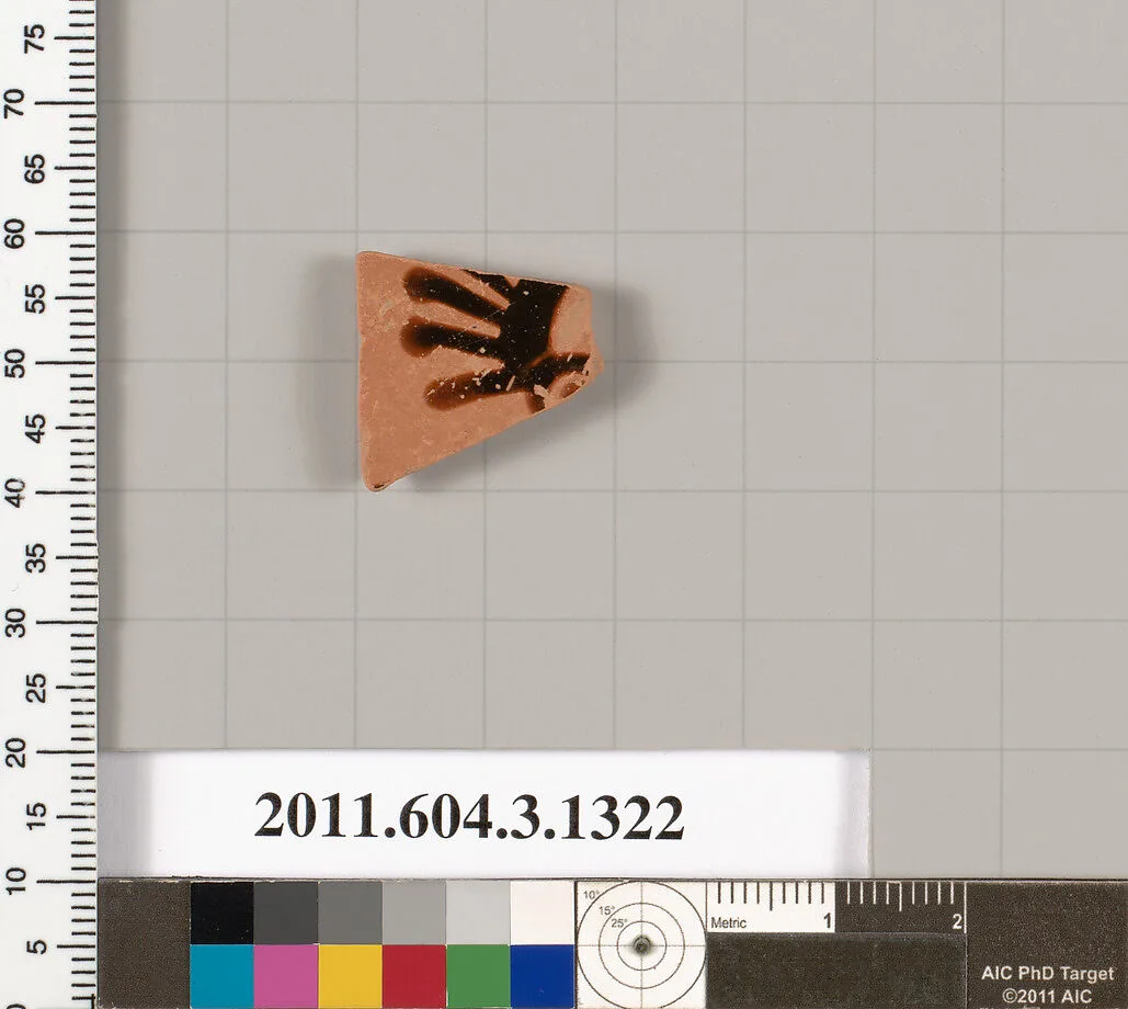 Terracotta fragment of a skyphos (deep drinking cup) — Unknown