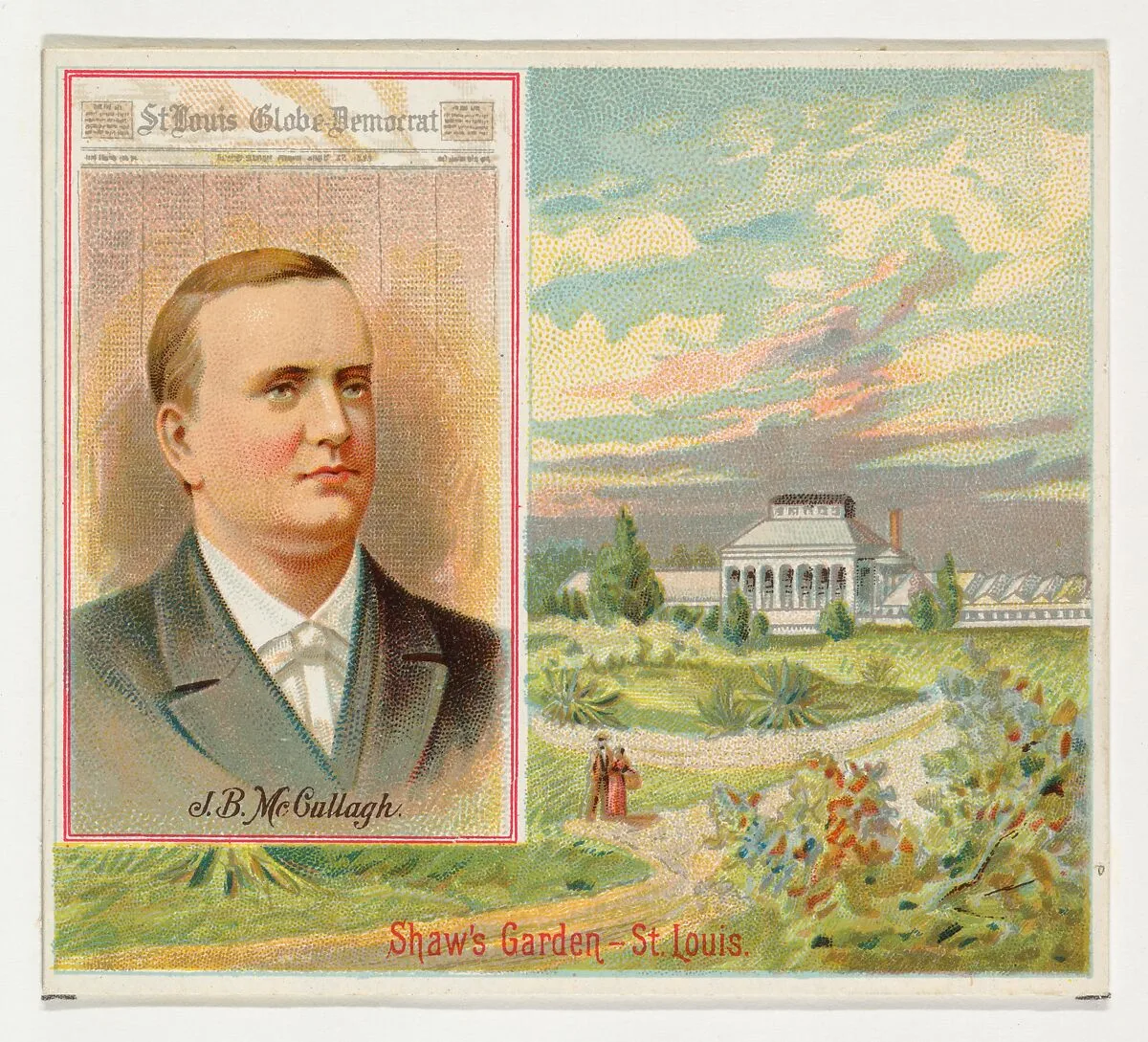 J. B. McCullagh, St. Louis Globe-Democrat, from the American Editors series (N35) for Allen & Ginter Cigarettes — Allen & Ginter