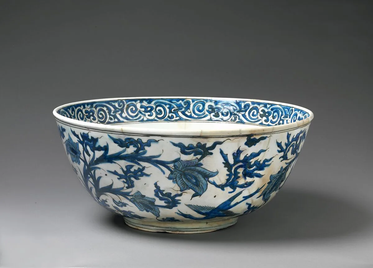 Bowl with Flowering Plants — Unknown