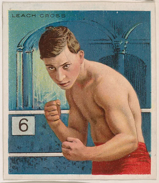 Leach Cross, Boxing, from Mecca & Hassan Champion Athlete and Prize Fighter collection, 1910 — Hassan Cigarettes