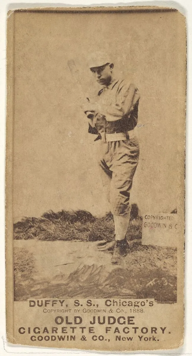Hugh Duffy, Shortstop, Chicago, from the Old Judge series (N172) for Old Judge Cigarettes — Goodwin & Company