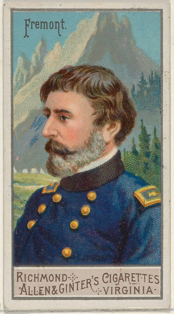 John Charles Frémont, from the Great Generals series (N15) for Allen & Ginter Cigarettes Brands — George S. Harris & Sons|Allen & Ginter