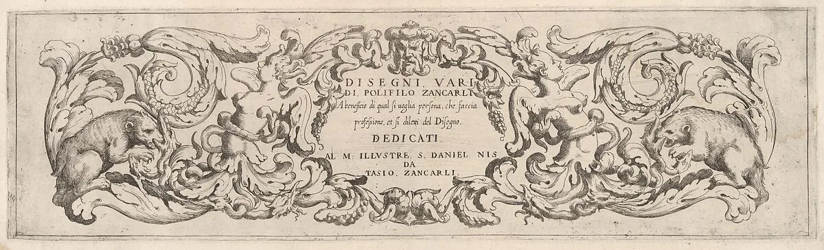 Disegni Varij di Polifilo Zancarli (Friezes) — Polifilo Giancarli|Odoardo Fialetti