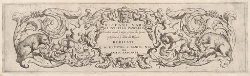 Disegni Varij di Polifilo Zancarli (Friezes)