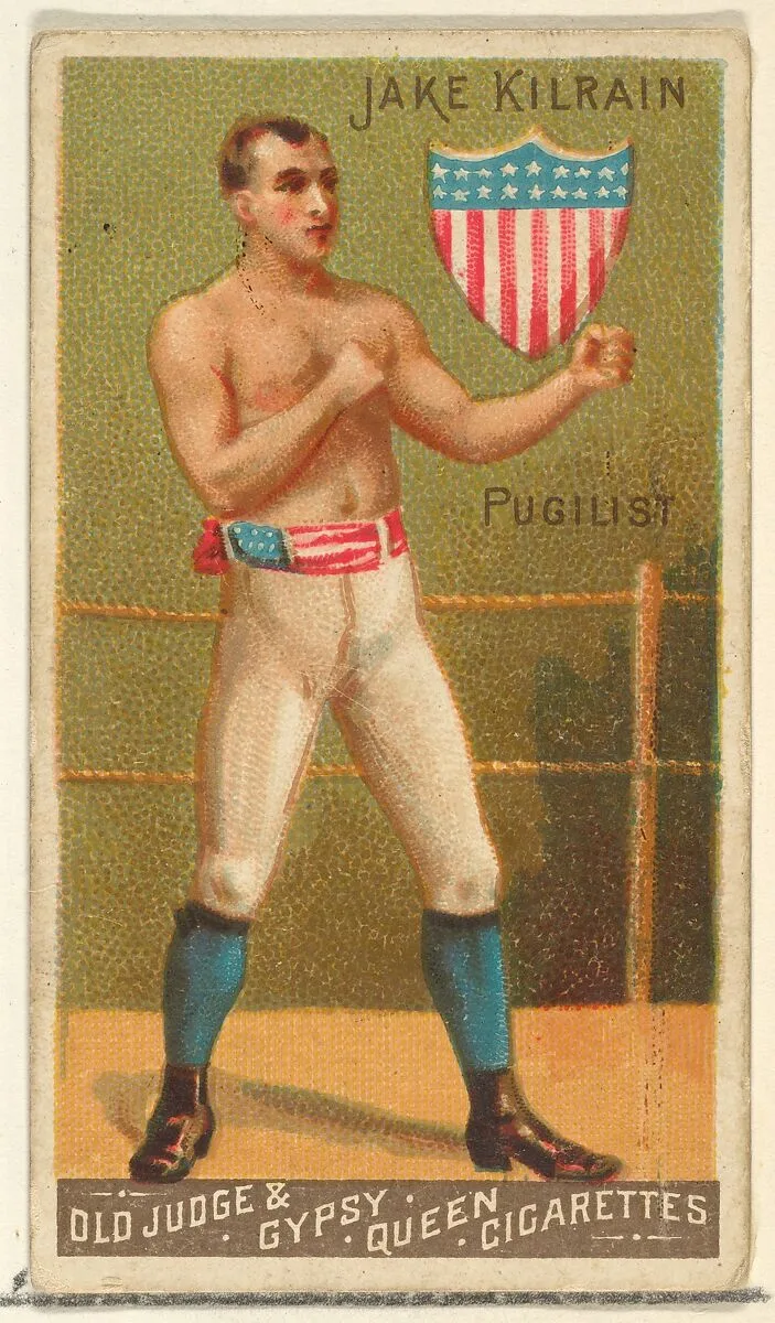Jake Kilrain, Pugilist, from the Goodwin Champion series for Old Judge and Gypsy Queen Cigarettes — Goodwin & Company
