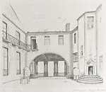 Le Château de Biron, vu de la cour Interieure, Côté Nord — Jacqueline Copper-Royer