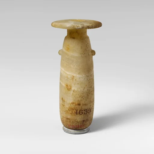 Alabaster alabastron (perfume vase)