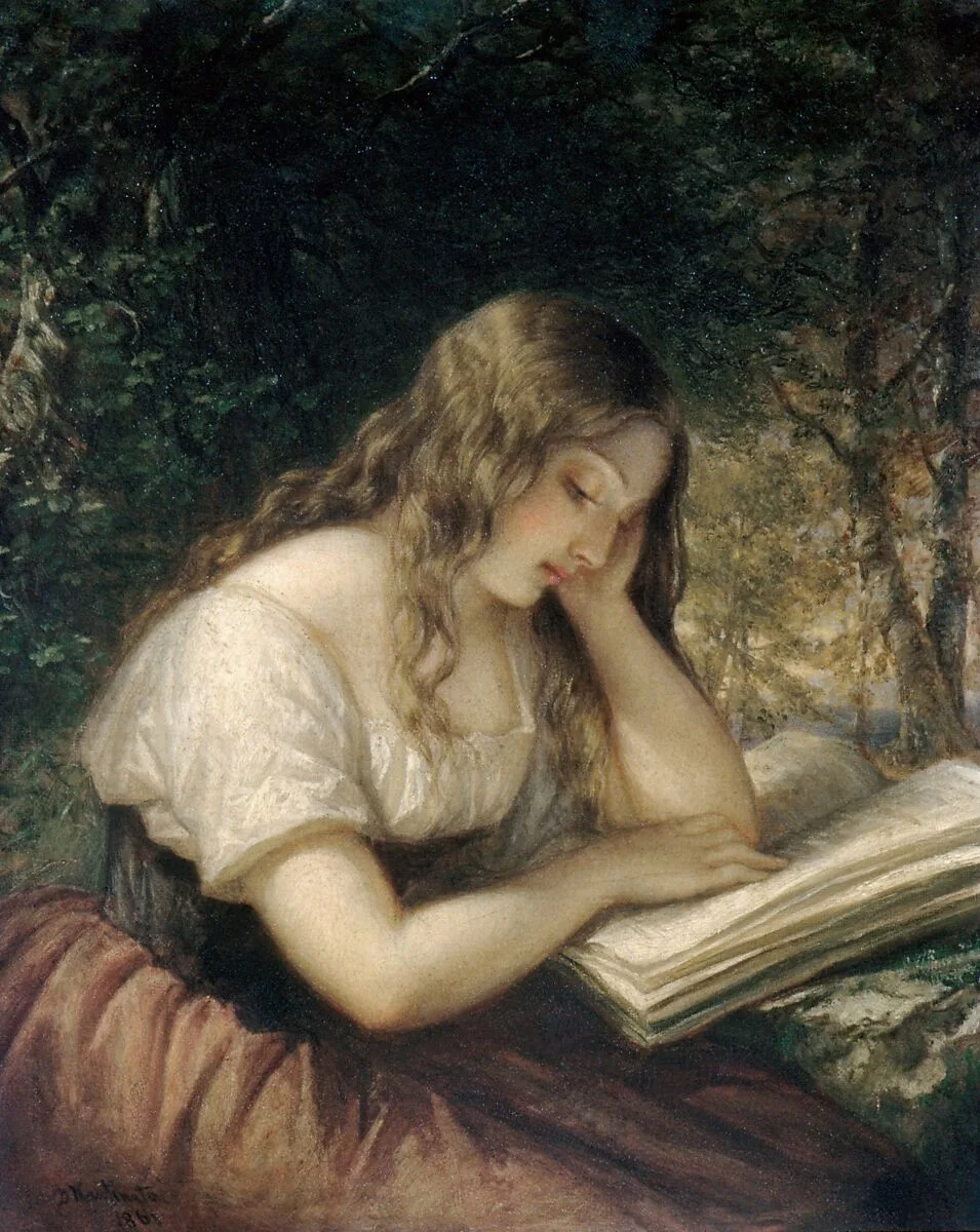 Study in a Wood — Daniel Huntington