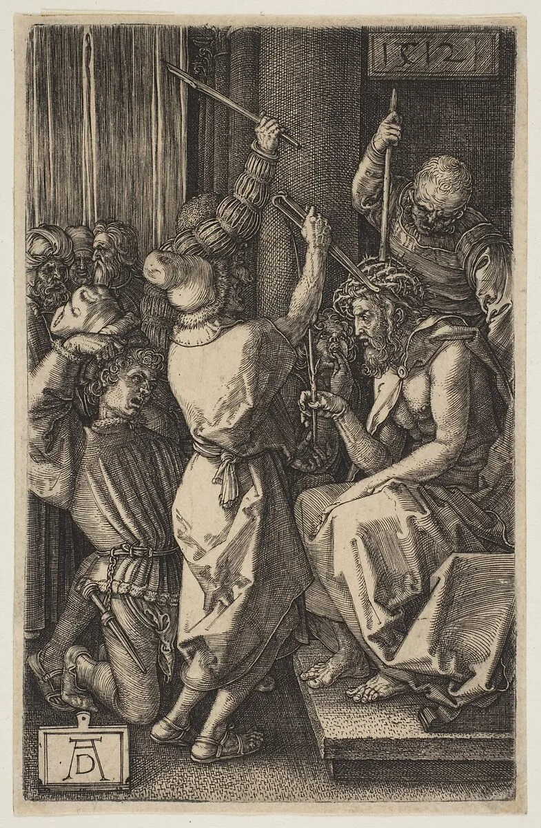Christ Crowned with Thorns, from "The Passion" — Albrecht Dürer