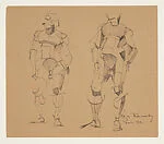 Studies of a Standing Man