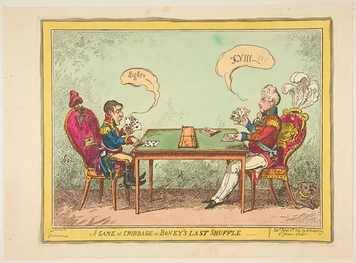 A Game of Cribbage or Boney's Last Shuffle