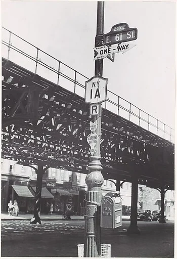 [Street Lamp at Corner of 1st Avenue and 61st Street, New York City]