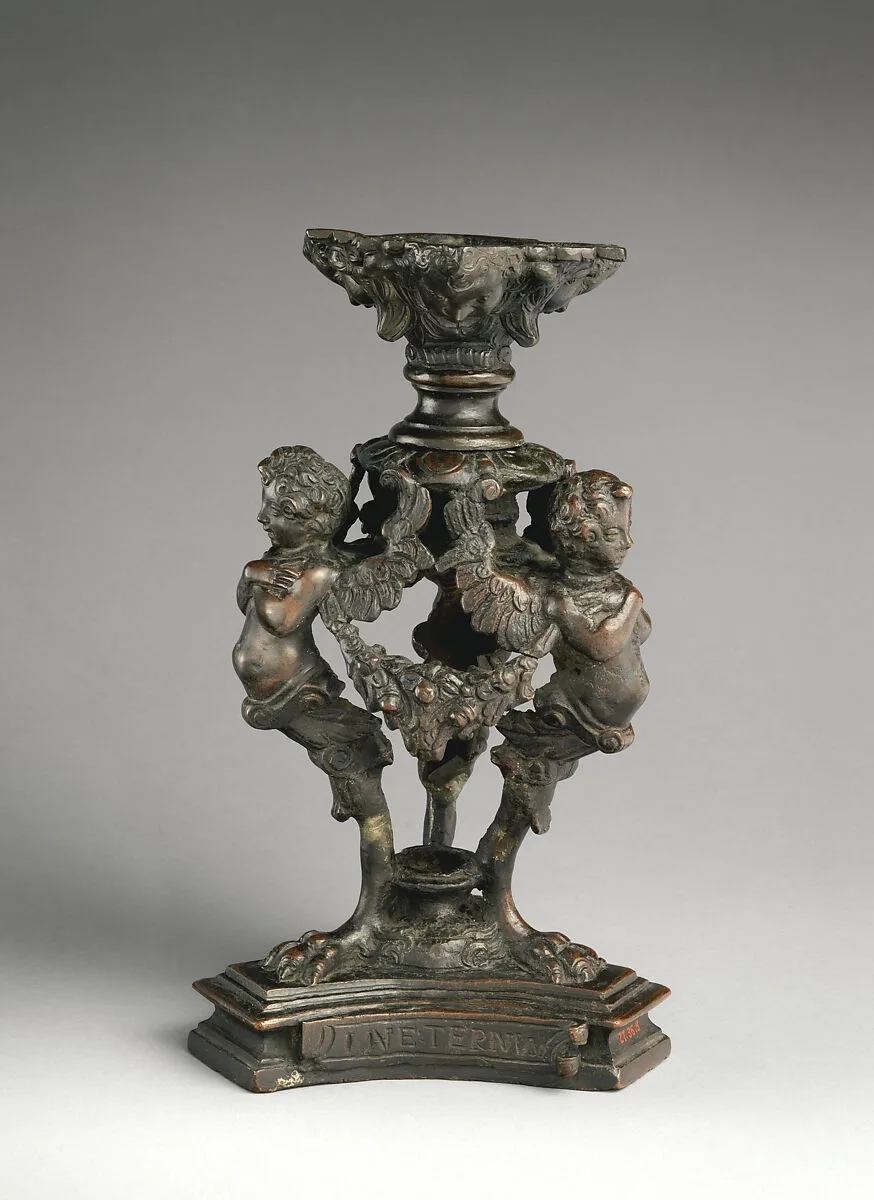 Candlestick fragment — Unknown