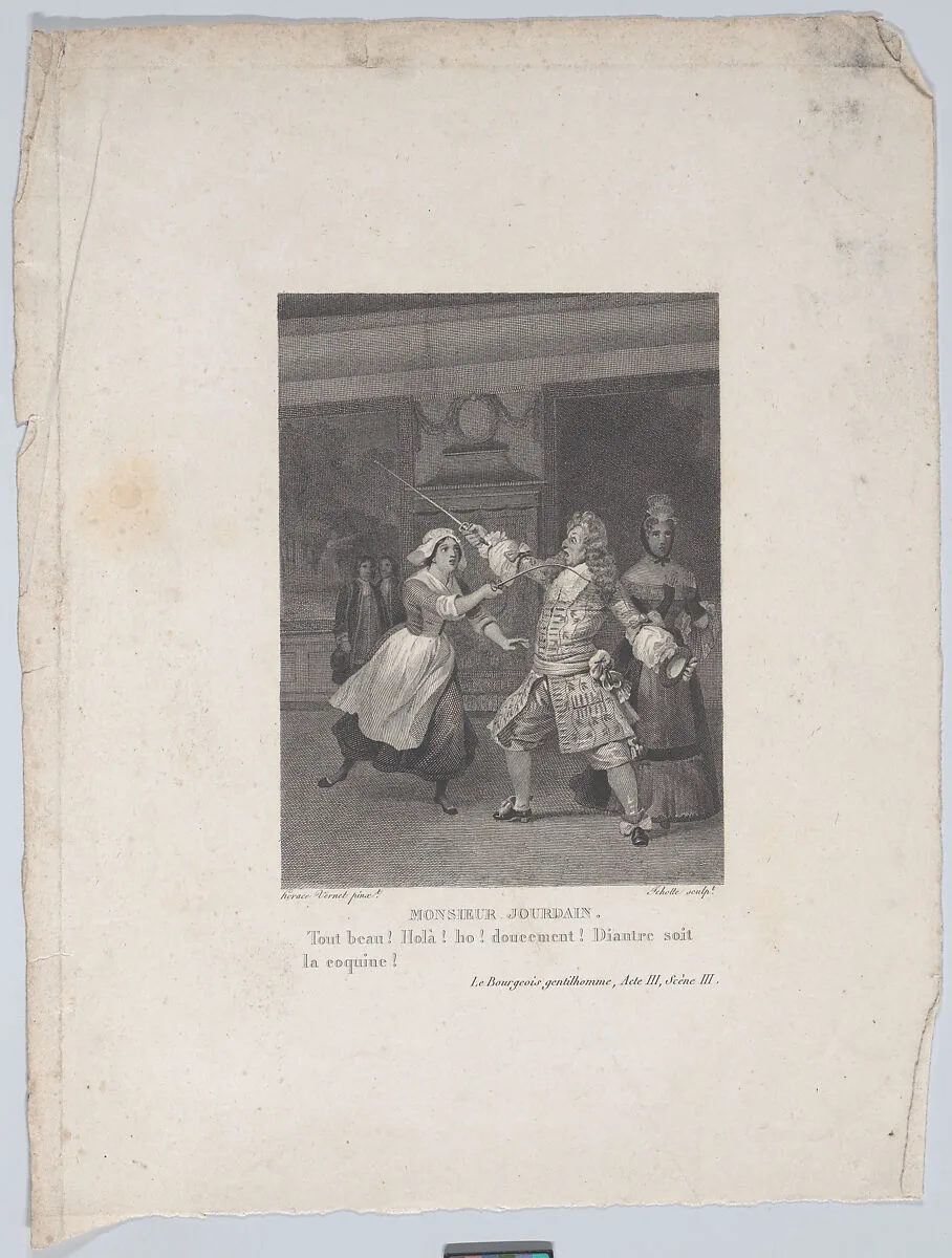 Monsieur Jourdain — Horace Vernet