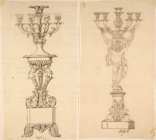 Designs for Two Candelabras
