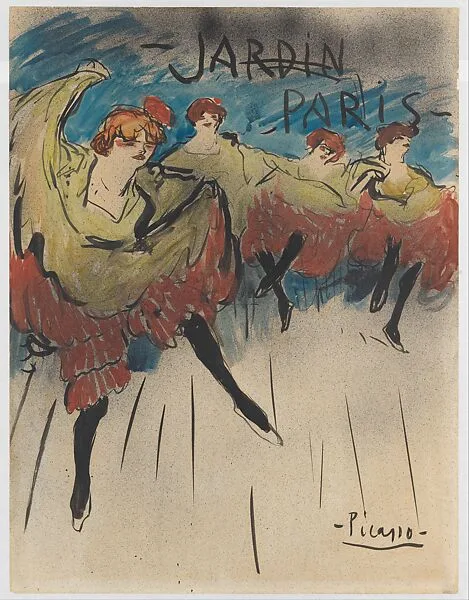 Jardin de Paris (Design for a Poster) — Pablo Picasso