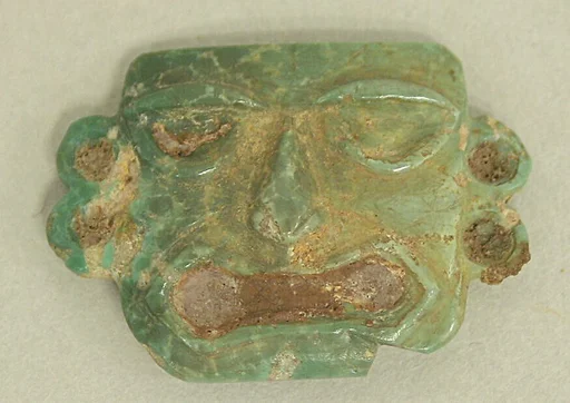 Turquoise Face Mask Ornament