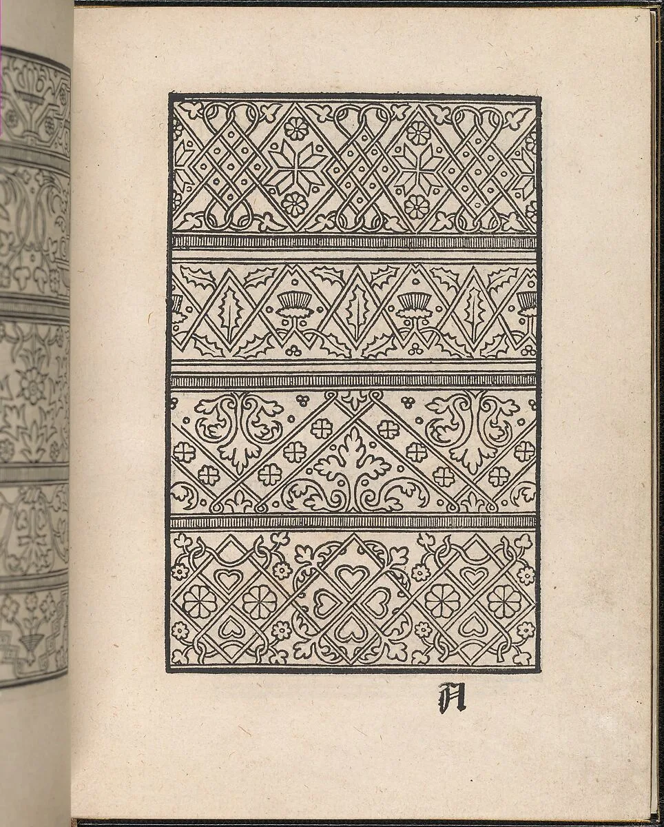 Page from Ein new kunstlich Modelbuch...(Page 5r) — Peter Quentel