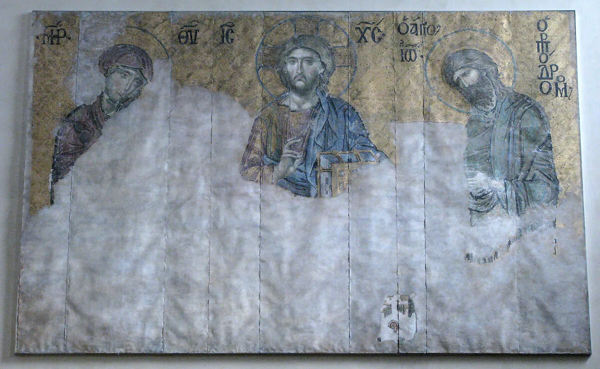 Painted Copy of Deesis Mosaic — Unknown