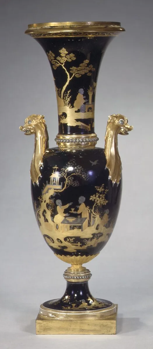 Vase (vase chinois) (one of a pair) — Sèvres Manufactory|Louis-François L'Écot
