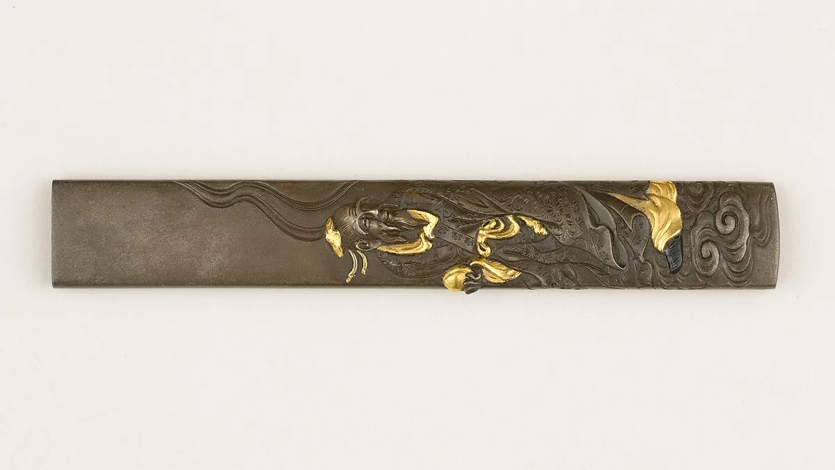Knife Handle (Kozuka) — Tanaka Kiyotoshi (Kiyonaga)