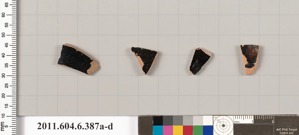 Terracotta fragments of closed shapes — Unknown