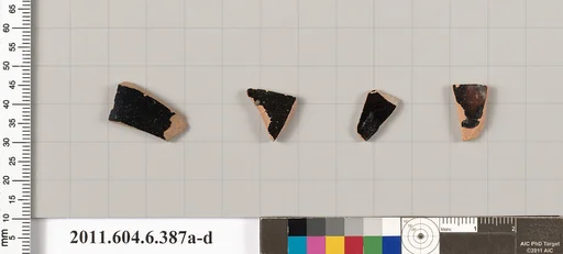Terracotta fragments of closed shapes