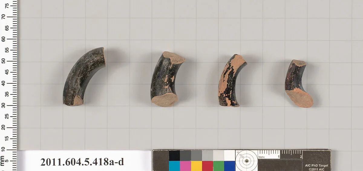 Terracotta fragments of kylikes (drinking cups) — Unknown