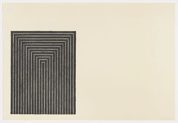 Clinton Plaza, from "Black Series I" — Frank Stella|Gemini G.E.L.