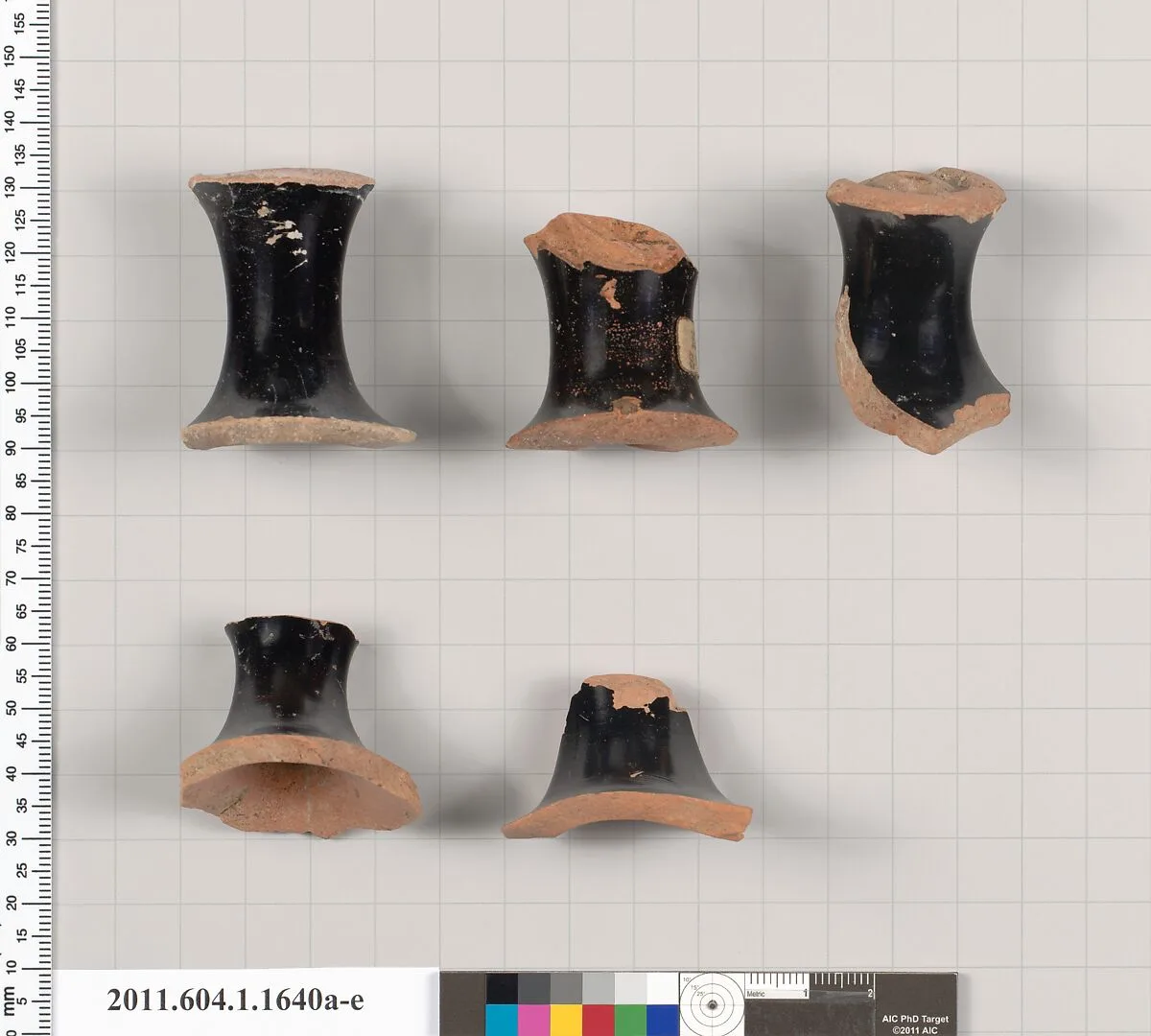 Terracotta fragments of kylikes (drinking cups) — Unknown