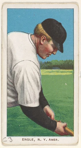 Engle, New York, American League, from the White Border series (T206) for the American Tobacco Company