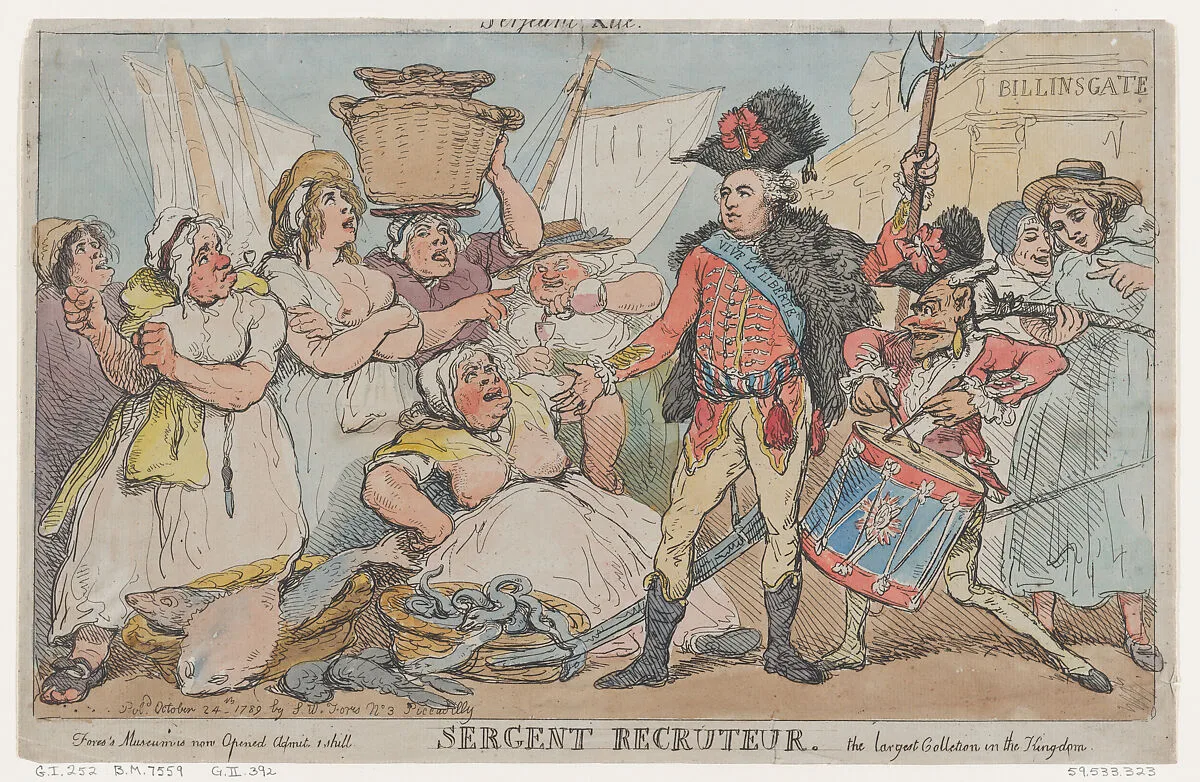 Sergent Recruteur — Thomas Rowlandson|S. W. Fores