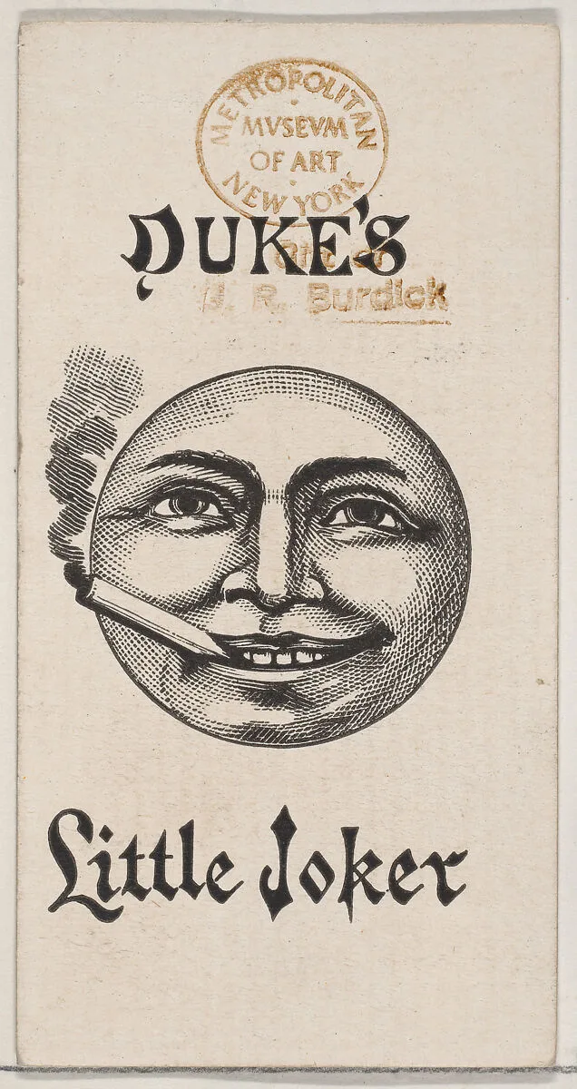 Duke's Little Joker, from the Playing Cards series (N84) for Duke brand cigarettes — W. Duke, Sons & Co.