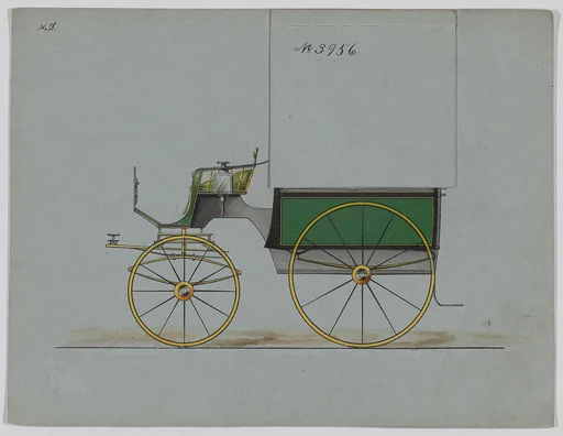 Design for Omnibus or Wagonette, no. 3956