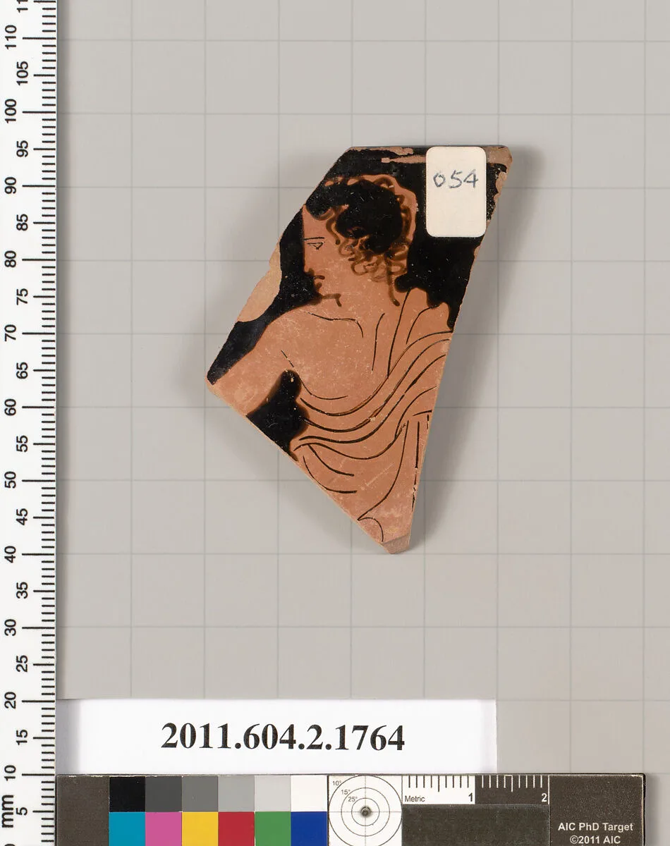Terracotta rim fragment of a skyphos (deep drinking cup) — Unknown