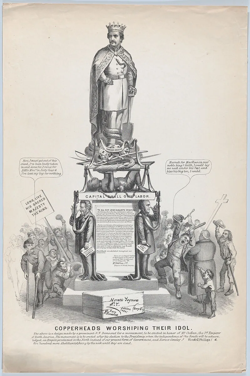 Copperheads Worshiping Their Idol — Anonymous, American, 19th century