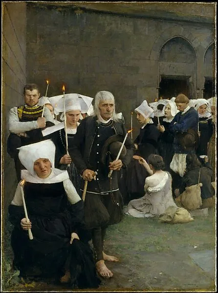 The Pardon in Brittany — Pascal-Adolphe-Jean Dagnan-Bouveret