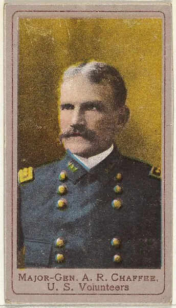 Major-General A. R. Chaffee, United States Volunteers, from the Heroes of the Spanish War series (T175) — Kinney Brothers Tobacco Company|American Tobacco Company