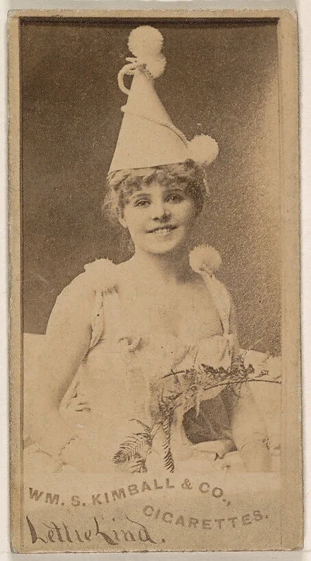 Lettie Lind, from the Actresses series (N203) issued by Wm. S. Kimball & Co. — William S. Kimball & Company