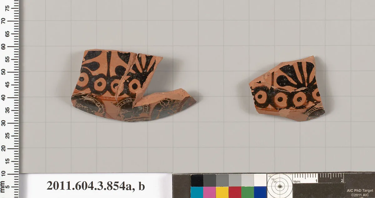 Terracotta fragments of a lekythos (oil flask) — Unknown