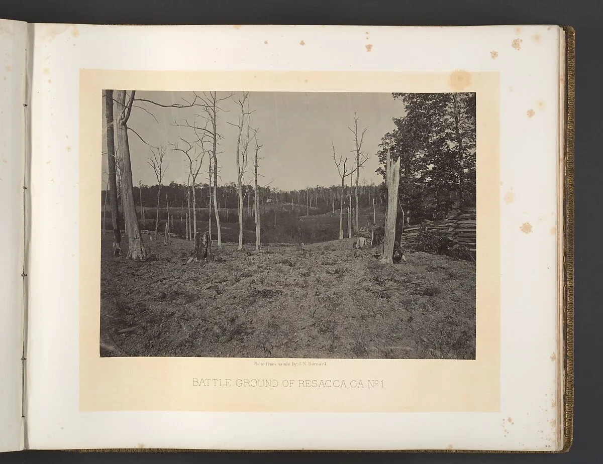 Battle Ground of Resacca, Georgia No. 1 — George N. Barnard