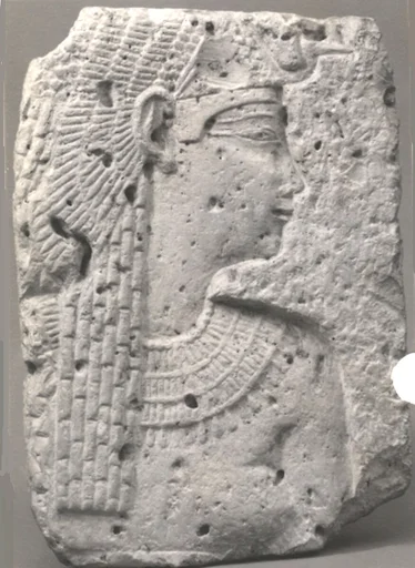 Relief of a queen or goddess