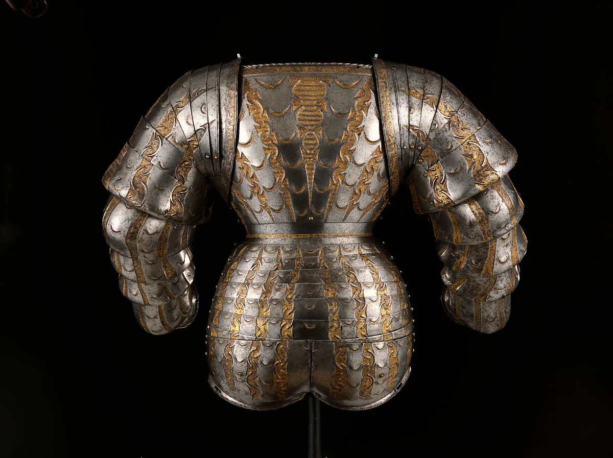 Backplate and Hoguine (Rump Defense) from a Costume Armor — Kolman Helmschmid