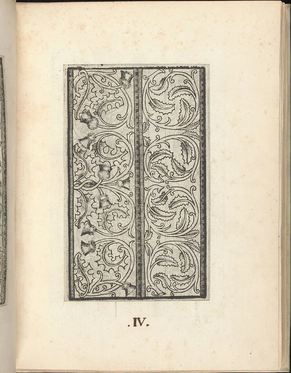Esemplario di lavori, page 4 (recto) — Nicolò Zoppino