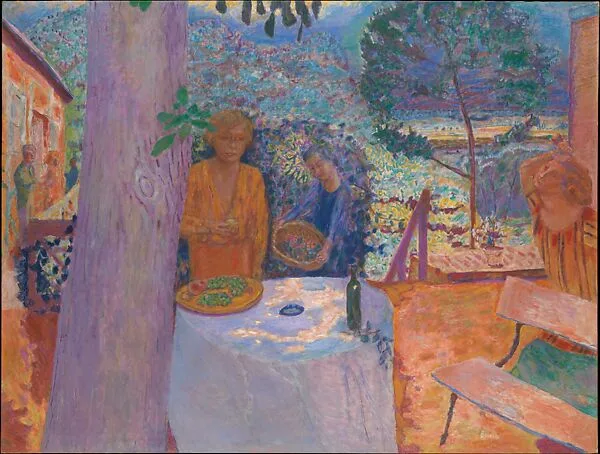 The Terrace at Vernonnet — Pierre Bonnard
