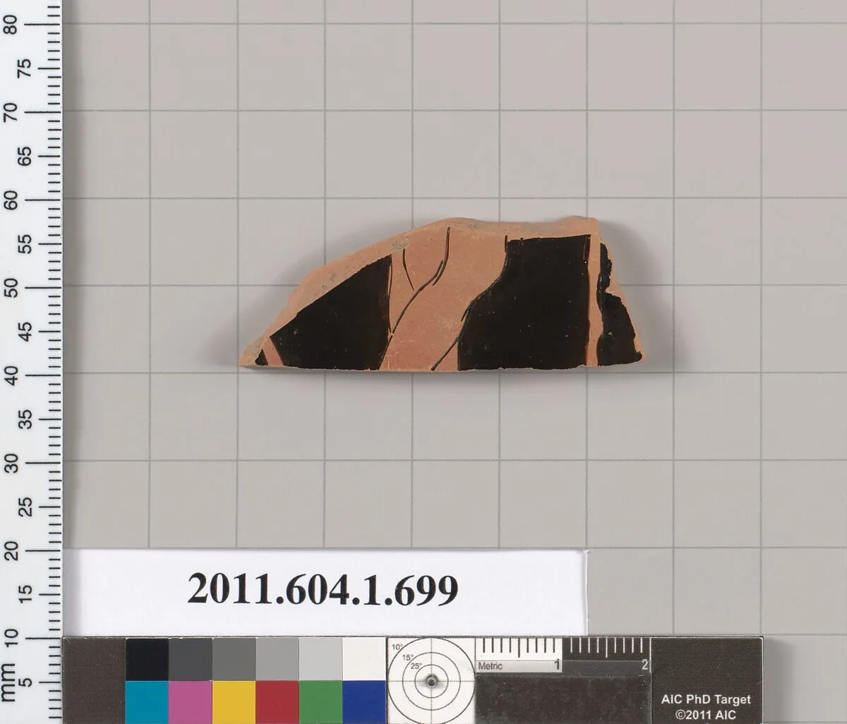 Terracotta fragment of a kylix (drinking cup) — Unknown