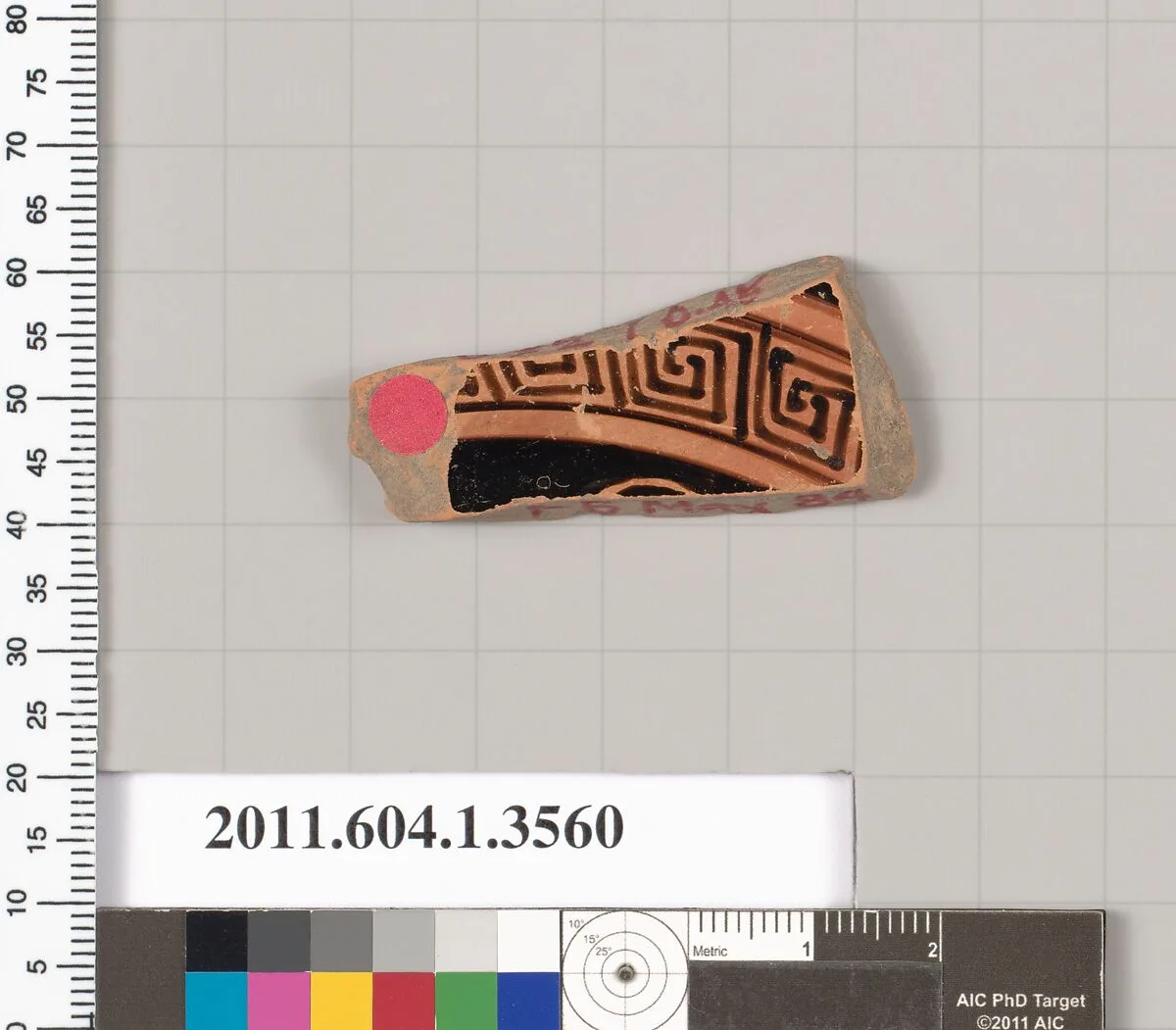 Terracotta fragment of a kylix (drinking cup) — Unknown