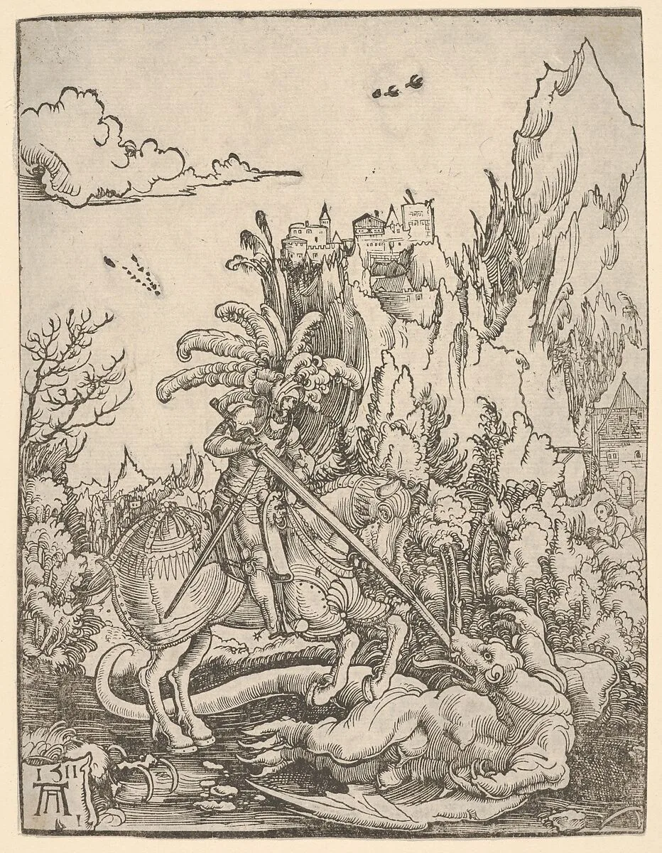Saint George Killing the Dragon — Albrecht Altdorfer